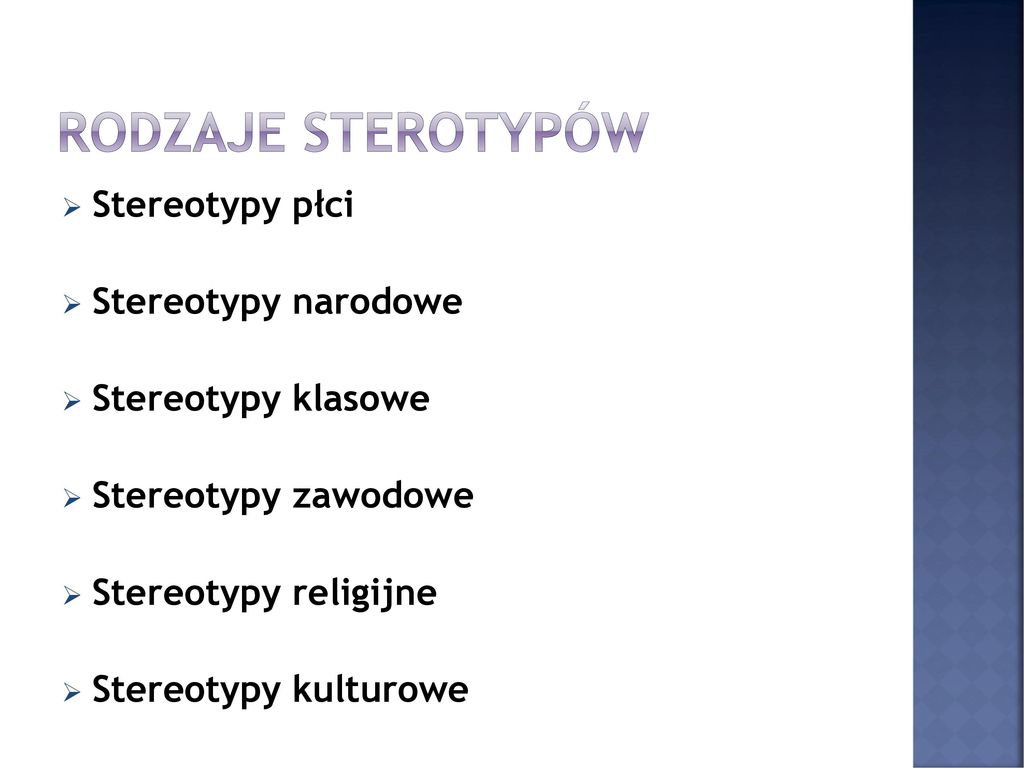 Stereotypy I Uprzedzenia Jako Bariery W Komunikacji Mi Dzykulturowej